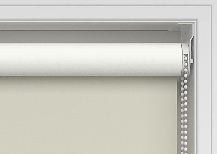 Rimini (Blackout), Ecru & Texen Truffle - Double Roller Blind - Image 10